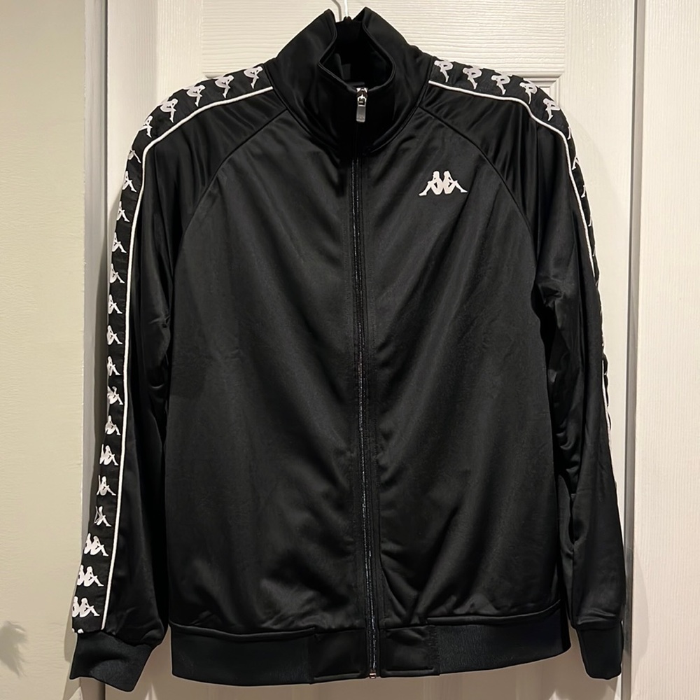 Kappa 222 Banda Anniston Jacket - Black, Size Small